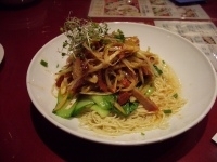 「ネギそば（スープなし）」@四五六菜館 別館の写真