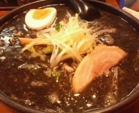 「黒味噌ラーメン750円（ぱどクーポンにて650円）」@らーめん やぶ家の写真