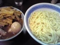 「つけメンマチャーシュー+味付玉子」@中華そば べんてんの写真