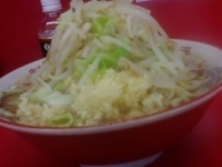 「大ラーメン ニンニク」@ラーメン二郎 小岩店の写真