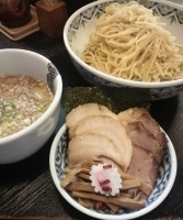 「豚鴨つけそば+チャーシュー」@中華そば 多賀野の写真