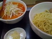 「辛味噌味玉つけめん（880円）」@味噌麺処 花道庵の写真