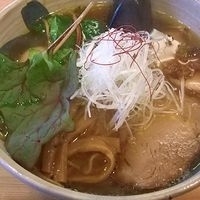 「旬菜麺（伝説の塩）」@ラーメン創房 一茎草の写真