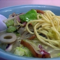 「特製チャンポン大盛+餃子」@長崎ちゃんぽん丸福の写真