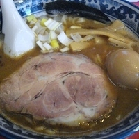 「中華そば 750円+煮たまご 100円」@本家つけめん Shin.の写真