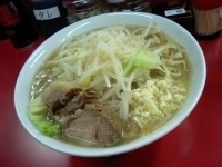 「小ラーメン（太麺ニンニク）\680」@らーめん豚喜の写真