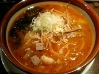 「濃厚辛味噌ラーメン(850円)」@寳龍 亀戸店の写真