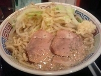 「がっつりらーめん（にんにく） 680円」@らあめん花月嵐 蒲田西口店の写真