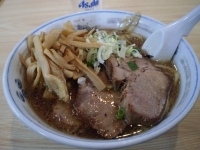 「ネギチャーシューメン+メンマ」@手打ラーメン 長八の写真