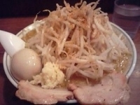 「味噌らーめん（野菜普通+にんにく+味玉サービス） 730円」@らーめん 基乃の写真