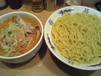 「味噌つけめんあつ麺（900円）」@はやし家の写真