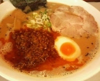 「雷醤味噌ラーメン750円（ぱどクーポンにて味玉つき）」@広輪坊 松戸店の写真