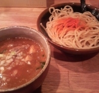 「辛つけ麺+半チャーシュー+味玉」@つけ麺 R&Bの写真