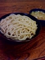 「つけ麺（あつもり）+大盛り+二号（新麺）」@ラーメン ひかりの写真