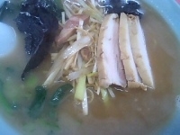 「バラ肉ラーメン+ネギ（650円+150円）」@ラーメンショップ 臼井店の写真