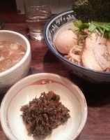 「辛つけ麺（並）+味玉」@中華そば 旋の写真