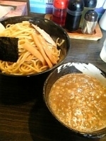 「メガ豚煮干しつけ麺（3玉）」@らーめん 福たけ 桜木本店の写真