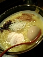 「ちっきん麺（大盛）&味玉」@メン屋ちっきんの写真