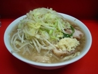 「小ラーメン/麺少なめ/硬め」@ラーメン二郎 神田神保町店の写真