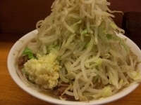 「小豚（野菜・にんにく）750円」@ラーメン二郎 立川店の写真