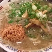 「黒味噌とんこつ」@九州大牟田ラーメン きらら 新橋店の写真