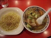 「肉・野菜つけめん」@接筵の写真