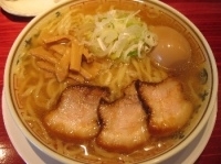 「「中華そば+味玉+おにぎり（アメリカン）」」@田中そば店の写真