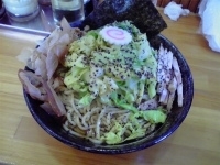 「まぜケンそば+中盛り」@中華そば・特製もりそば 満帆 伊勢崎店の写真