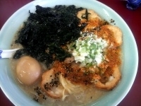 「みちのくラーメン大盛+チャーシュー+岩海苔+味玉+メンマ（135」@がんこや かるがんラーメン 千代田本店の写真