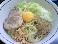 「まぜ らー麺」@ラーメン駿河の写真