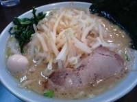 「醤油ラーメン中+もやし（麺固め） 730円+50円」@壱六家 大森店の写真