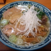 「塩ラーメン（細麺）700円」@軍鶏ラーメン美幸の写真