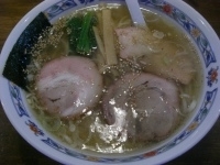 「塩そば 750円」@白河手打中華そば エビスヤの写真