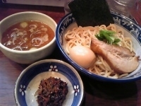 「辛つけ麺（並,300g）800円+味玉100円」@中華そば 旋の写真