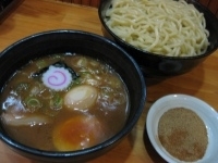 「もりそば（あつもり）￥690+味玉￥100+魚粉￥50」@中華そば・特製もりそば 満帆 伊勢崎店の写真