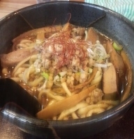 「焦がし醤油ラーメン（ニンニクもやし付）+味玉」@彩流の写真