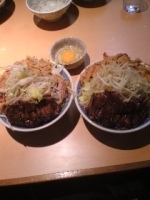 「男盛り汁あり&汁なし」@本家大黒屋本舗 平井店の写真