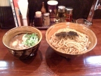 「つけ麺（大盛り）+ちゃーしゅー+味玉」@麺屋 えん寺の写真