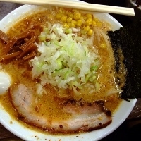 「味噌らーめん800円+チビ豚飯200円」@東神田ら〜めんの写真