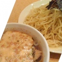 「納豆つけらーめん」@らーめん佐高の写真