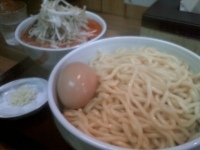 「味玉辛味噌つけめん+（特盛）+あつもり+ 野菜大盛+にんにく」@味噌麺処 花道庵の写真