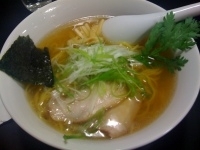 「醤油ラーメン（750円）北海道物産展@新宿伊勢丹」@三角山五右衛門ラーメン 狸小路店の写真