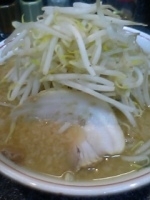 「味噌豚二枚（￥700）+硬麺+背脂多目」@らうめん さぶ郎の写真