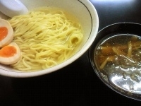 「あったかつけめん 煮玉子入り」@ラーメン駿河の写真