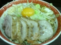 「小ぶた700円+汁無し80円=780円」@ラーメン二郎 横浜関内店の写真