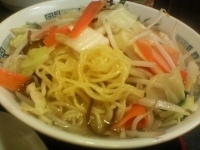 「野菜たっぷりタンメン（大盛サービス券）」@日高屋 錦糸町北口店の写真