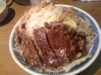 「男盛り・汁無し（並）850円」@本家大黒屋本舗 平井店の写真