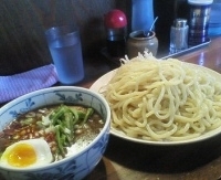 「チャーシューつけそば大盛り」@麺 池谷精肉店の写真