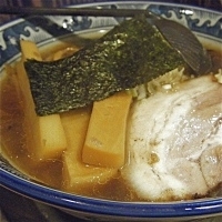 「メンマらぁめん（￥780）味玉（￥100）」@○屋製麺店の写真