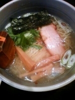 「塩らぁ麺」@濱塩らぁめん 白虎の写真